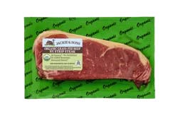 Thomas Farms Beef New York Strip Steak Organic Grass Fed, Natural