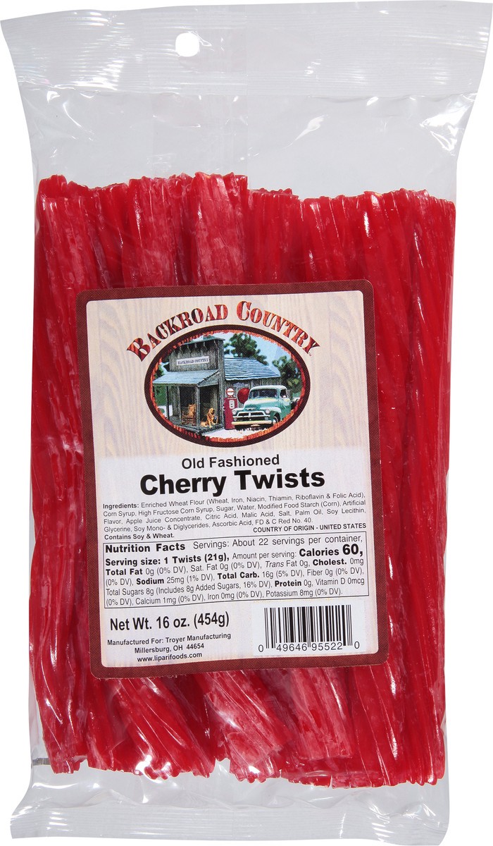 slide 6 of 9, Backroad Country Old Fashioned Cherry Twists 16 oz, 16 oz