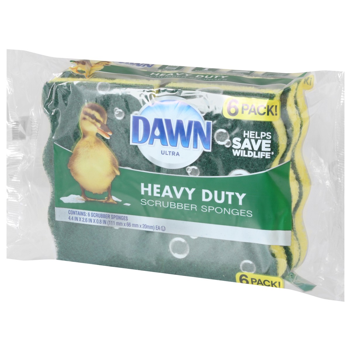 slide 8 of 9, Dawn Ultra Heavy Duty Scrubber Sponges 6 ea, 6 ct