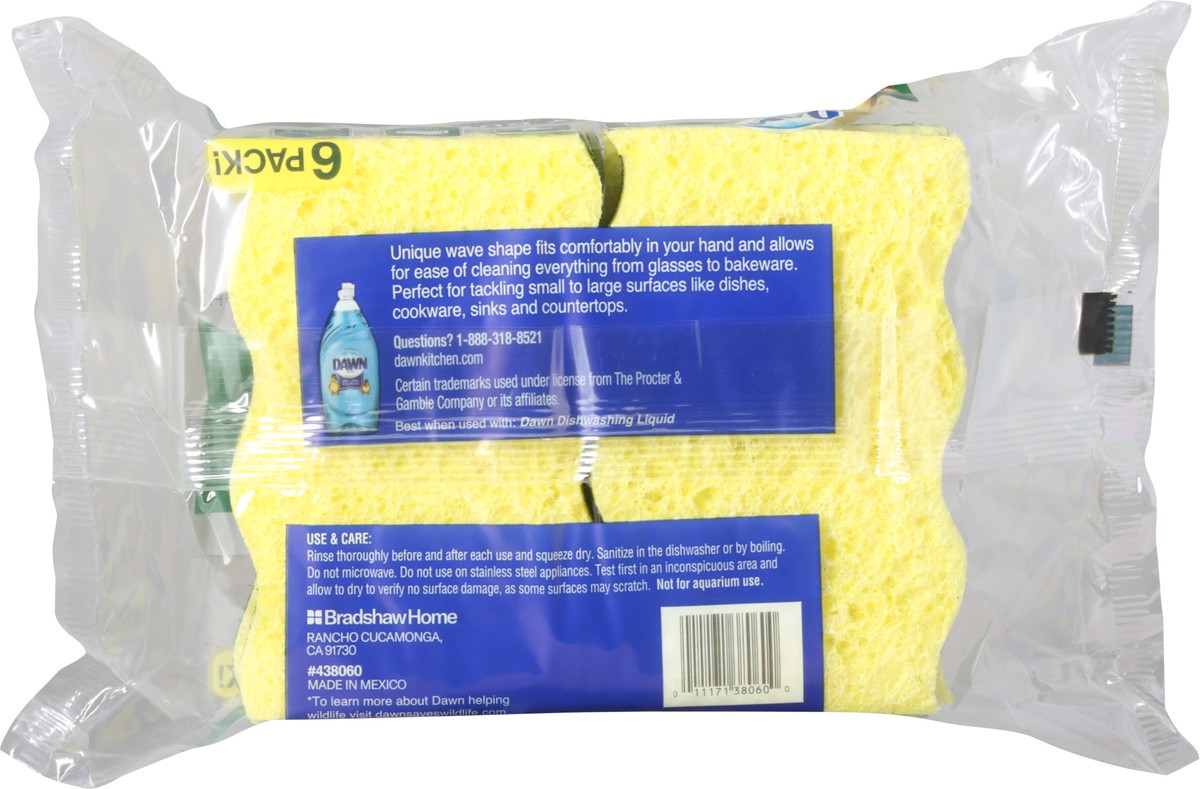 slide 5 of 9, Dawn Ultra Heavy Duty Scrubber Sponges 6 ea, 6 ct