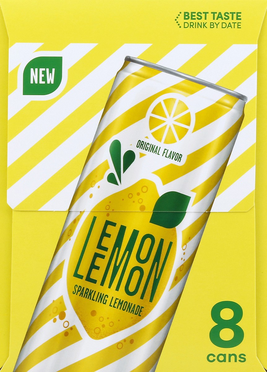 slide 3 of 6, Lemon Lemon Sparkling Original Lemonade - 8 ct; 12 fl oz, 8 ct; 12 fl oz