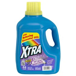 Xtra Plus Scent of Escape, Lavender & Sweet Vanilla, 88 Loads Liquid Laundry Detergent, 136.4 fl oz