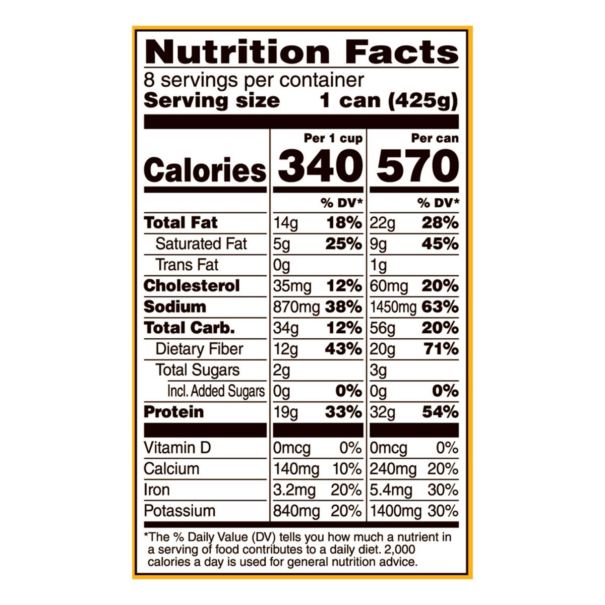 slide 4 of 13, Dennison's DENNISONS Original Chili Con Carne With Beans, 8 ct