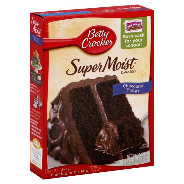 slide 1 of 1, Betty Crocker Supermoist Chocolate Fudge Cake Mix, 15.25 oz