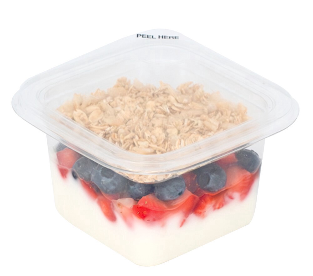 slide 1 of 1, Strawberry / Blueberry Vanilla Parfait, 8 oz