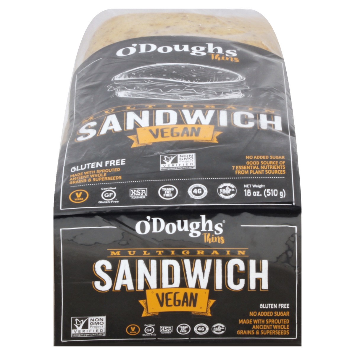 slide 1 of 11, O'Doughs Sandwich 18 oz, 18 oz