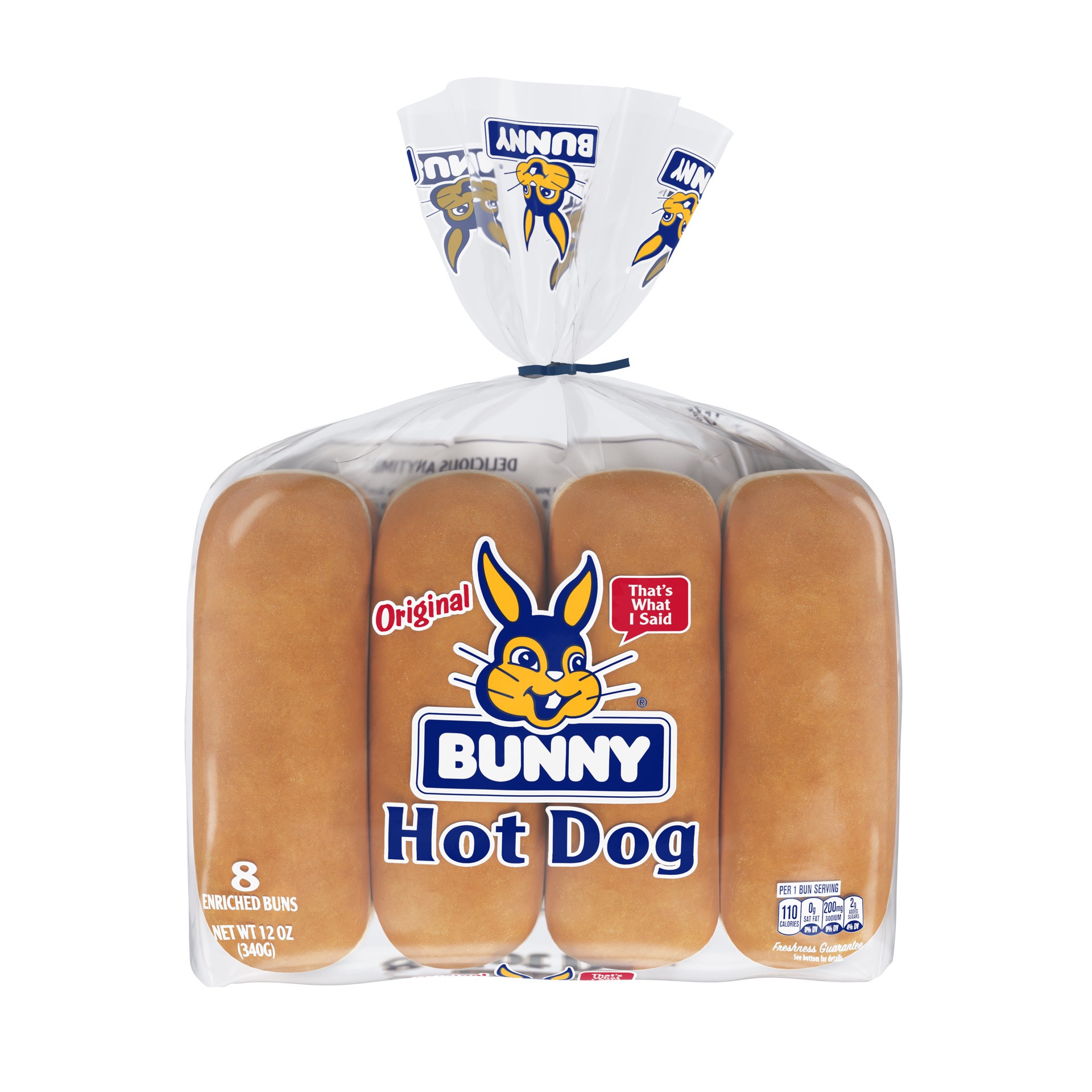 slide 2 of 5, Bunny Hot Dog Buns 8 ct, 8 ct