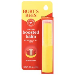 Burt''s Bees Tinted Boosted Rose Knows Balm 0.16 oz