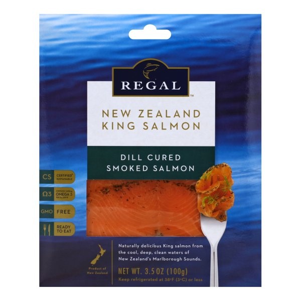 slide 1 of 1, Regal New Zealand King Salmon Dill, 