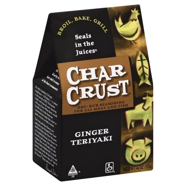 slide 1 of 1, Char Crust Dry-Rub Seasoning, Ginger Teriyaki, 4 oz