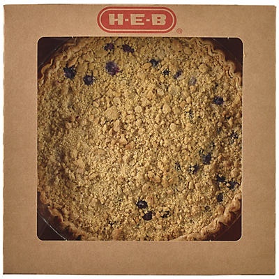 slide 1 of 1, H-E-B Dutch Blueberry Pie, 10 in