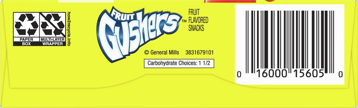 slide 3 of 12, Fruit Gushers Mini Size Strawberry Splash Fruit Flavored Snacks 4 ea, 4 ct