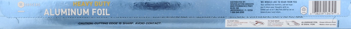 slide 2 of 11, SE Grocers Hvy Dty Alum Foil, 75 sq ft