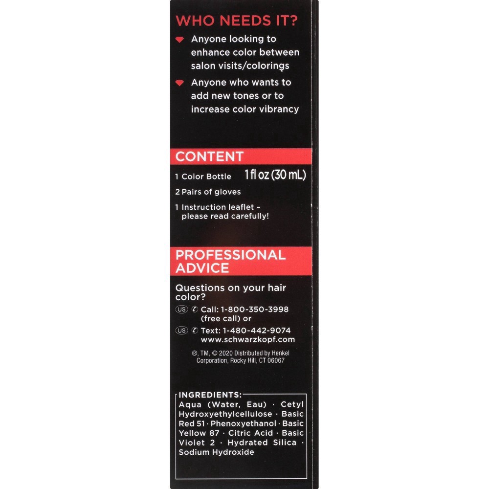 slide 3 of 9, Schwarzkopf Color Boost Vibrancy Booster - Red - 1 fl oz, 1 fl oz