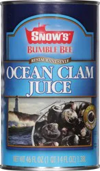 Snow's Bumble Bee Restaurant Style Ocean Clam Juice 46 oz. Can