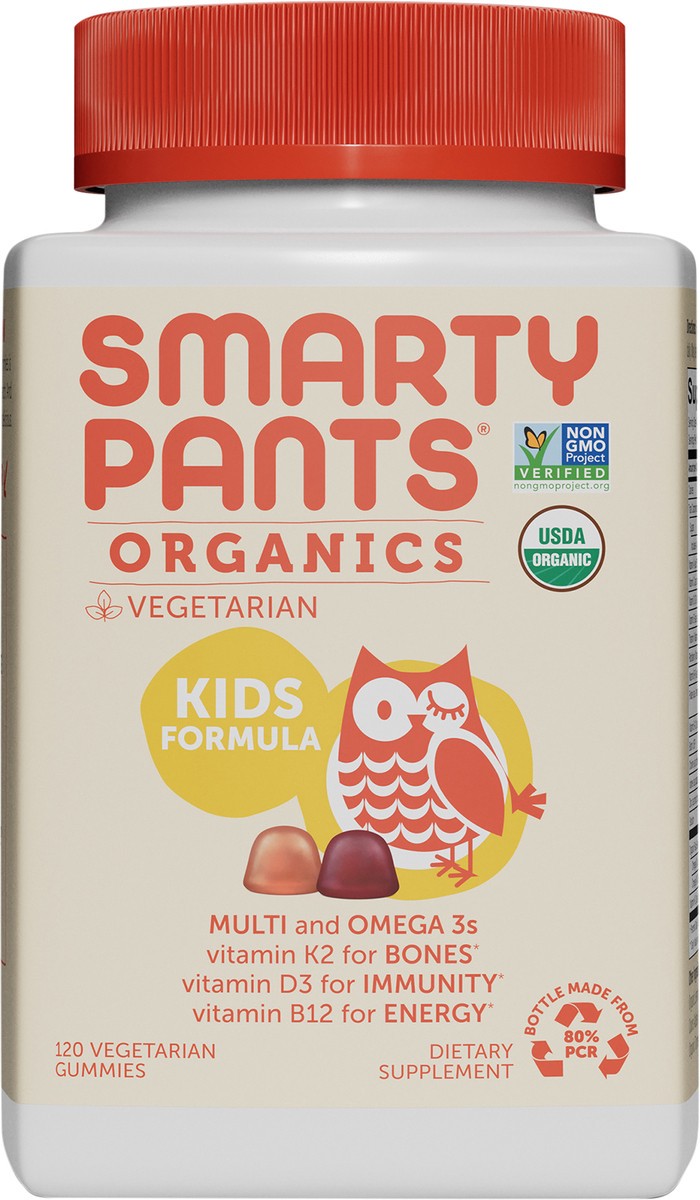 slide 3 of 5, SmartyPants Organic Kids Formula, 120 ct., 1 ct