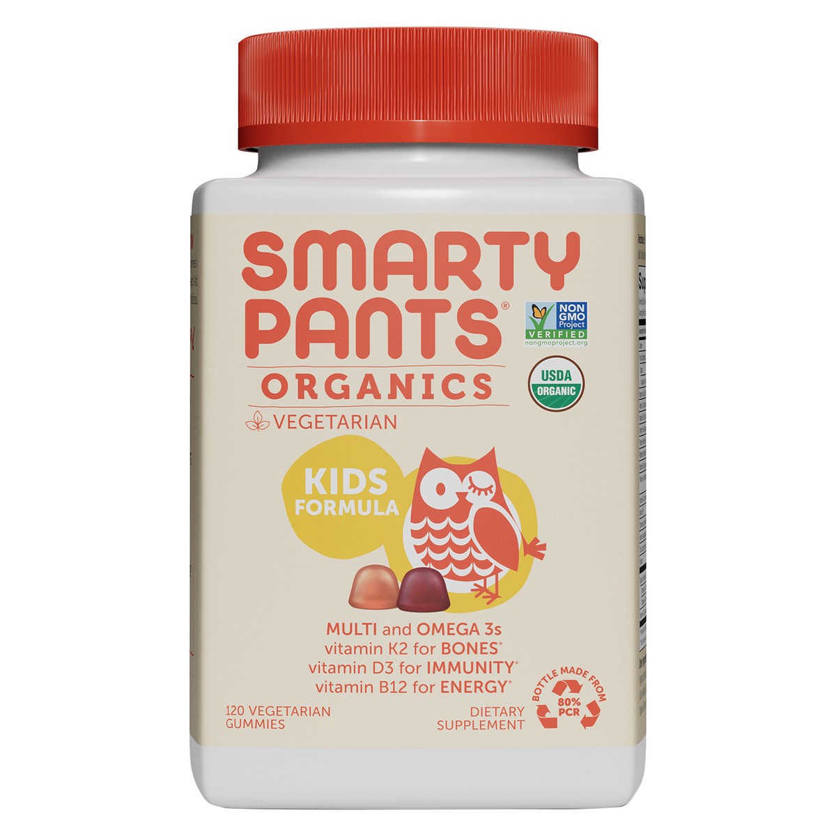 slide 1 of 5, SmartyPants Organic Kids Formula, 120 ct., 1 ct