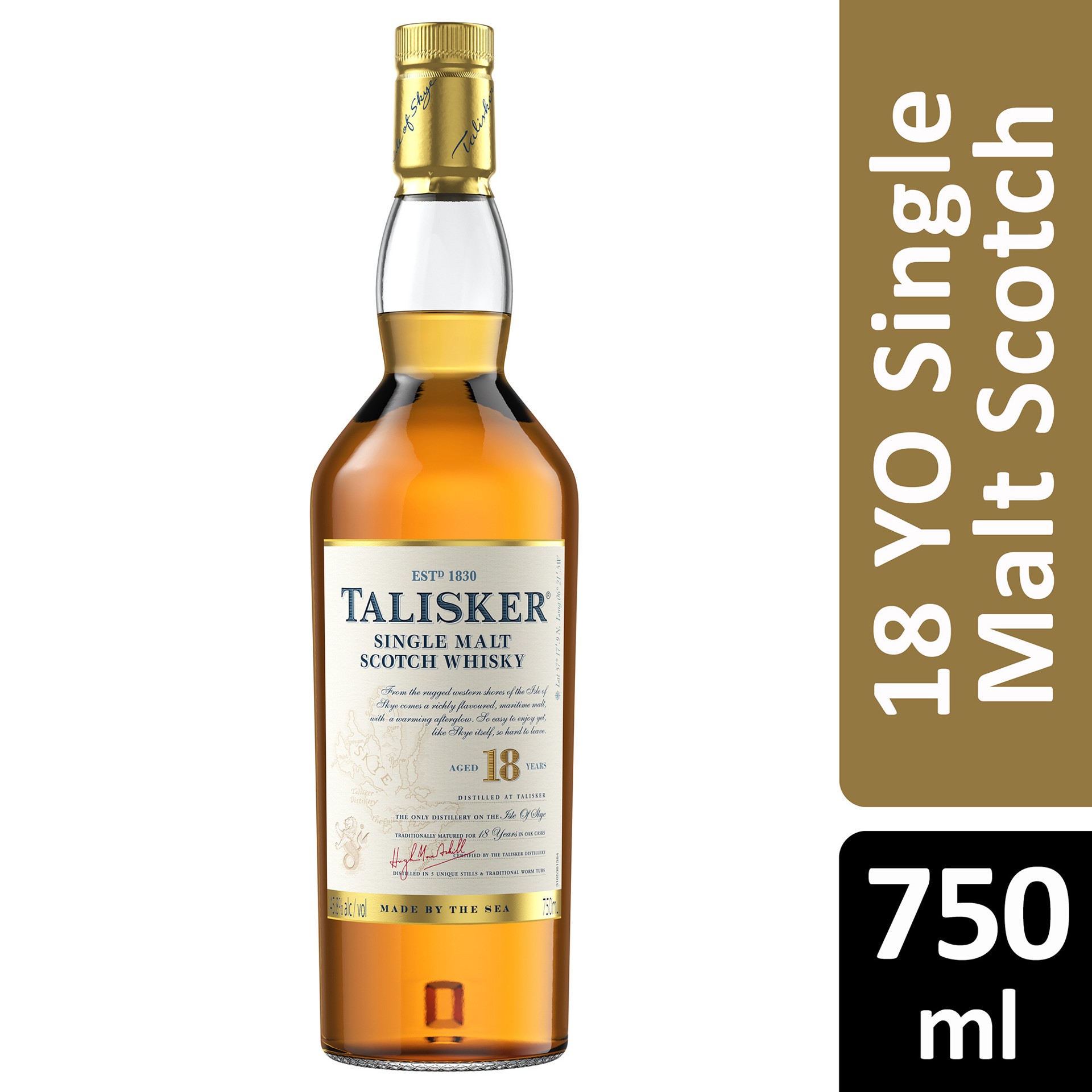 slide 6 of 6, Talisker Whisky - Single Malt Scotch, 750 ml