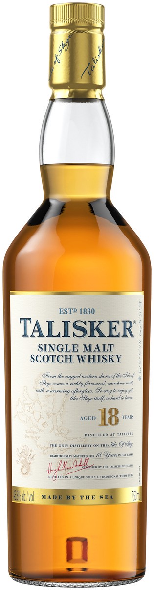 slide 1 of 6, Talisker Whisky - Single Malt Scotch, 750 ml