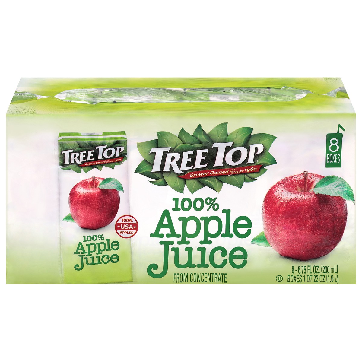 slide 4 of 13, Tree Top 100% Apple Juice from Concentrate - 8 ct, 8 ct