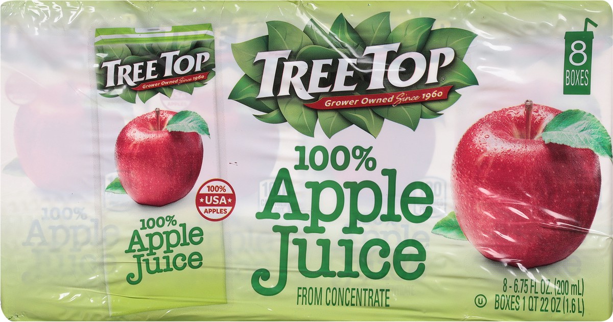 slide 3 of 13, Tree Top 100% Apple Juice from Concentrate - 8 ct, 8 ct