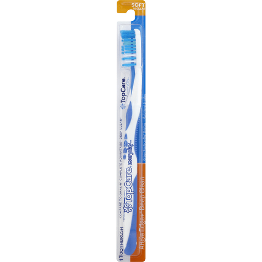 slide 2 of 2, TopCare Top Care Angle Edge Toothbrush, 1 ct