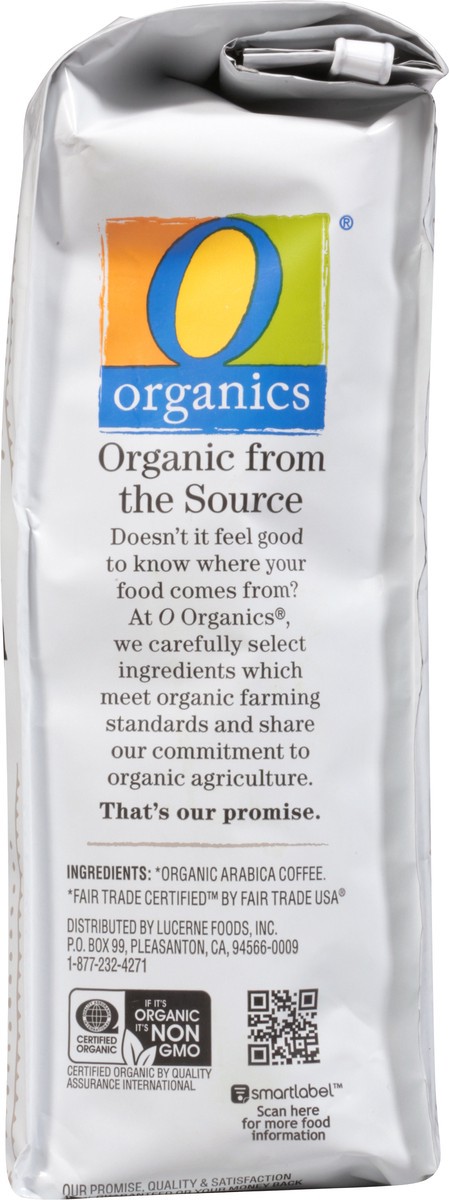 slide 8 of 9, O Organics Organic Coffee Ground Medium Roast Colombian, 10 oz