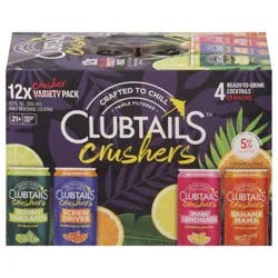 Clubtails Crushers Assorted Malt Beverage Cocktail 12 - 12 fl oz Cans