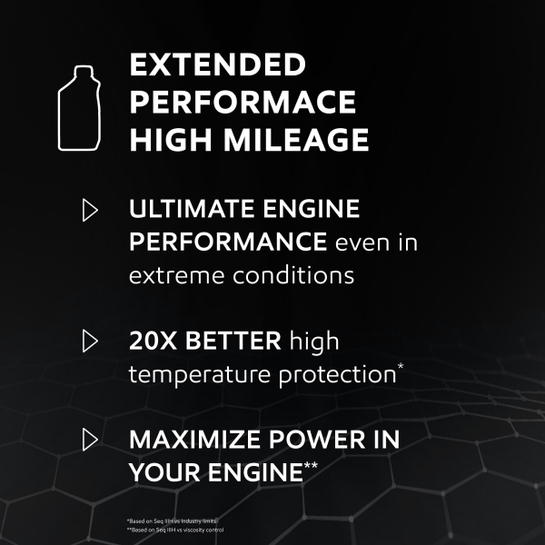 slide 20 of 25, Mobil 1 Extended Performance High Mileage Full Synthetic Motor Oil 5W-30, 1 Quart, 1 qt