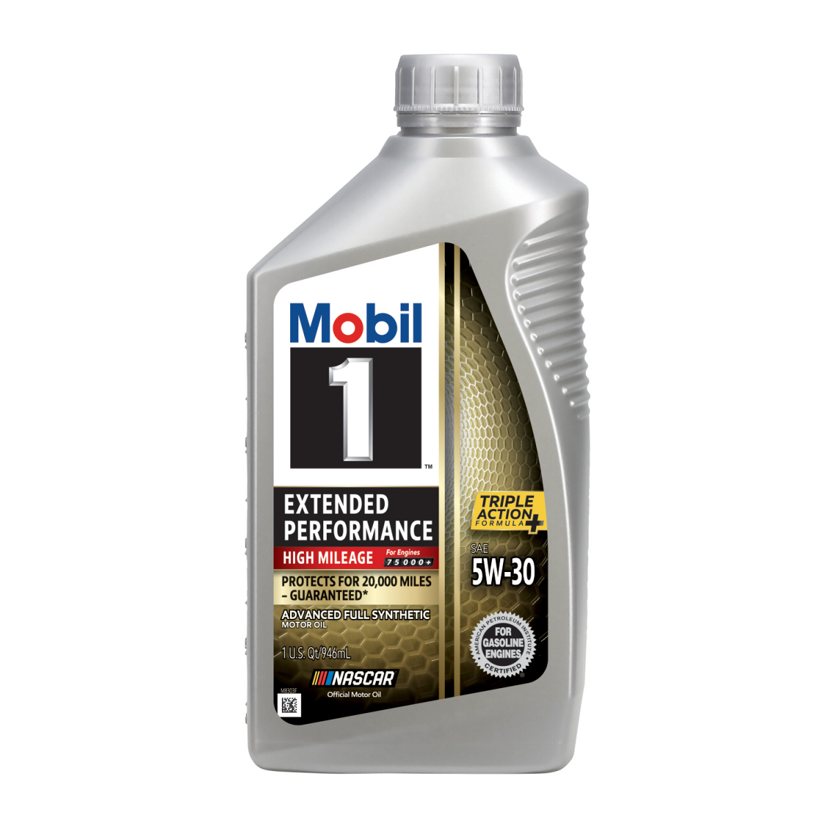 slide 1 of 25, Mobil 1 Extended Performance High Mileage Full Synthetic Motor Oil 5W-30, 1 Quart, 1 qt