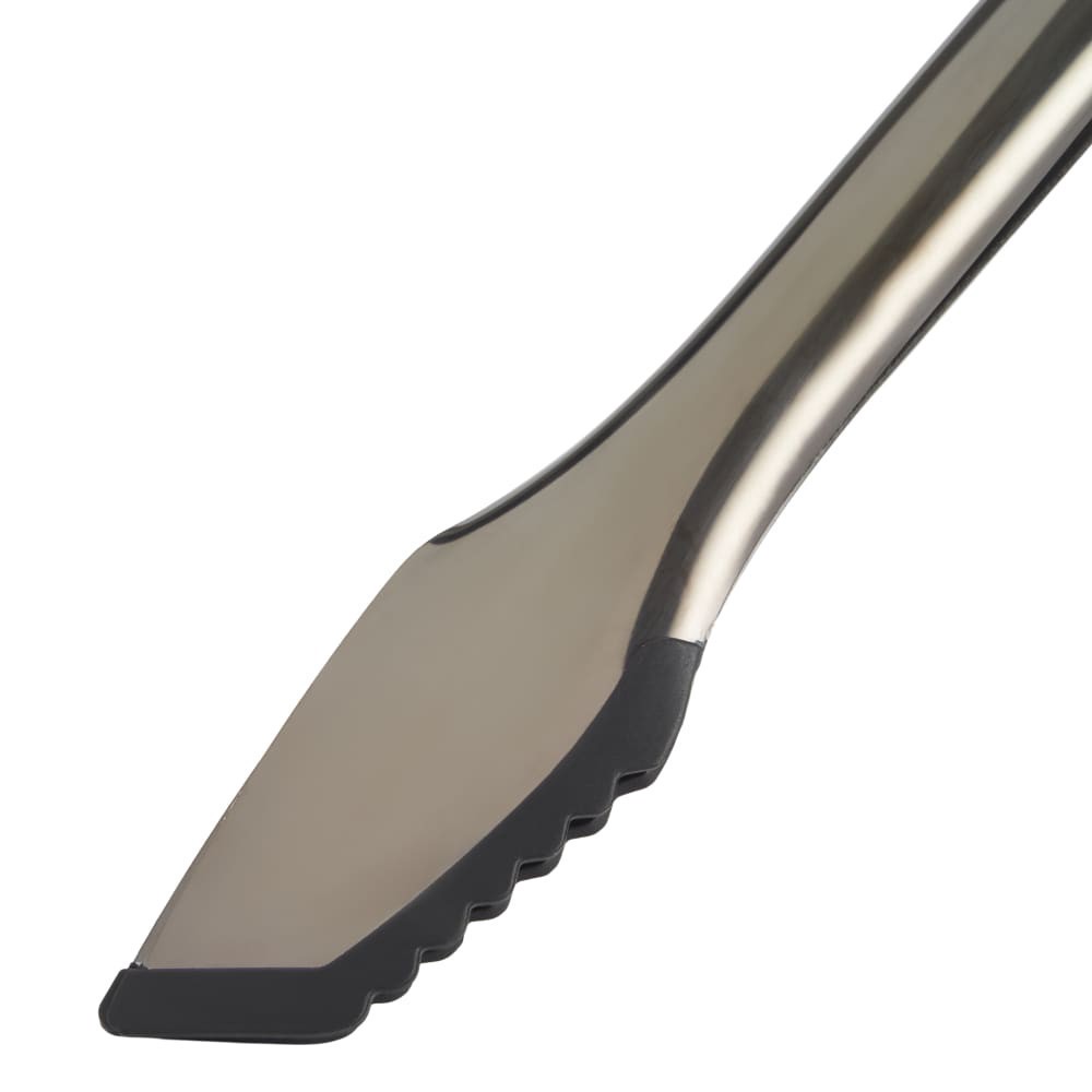 slide 2 of 3, Dash Of That Nylon Tip Stainless Steel Tongs, 9 in