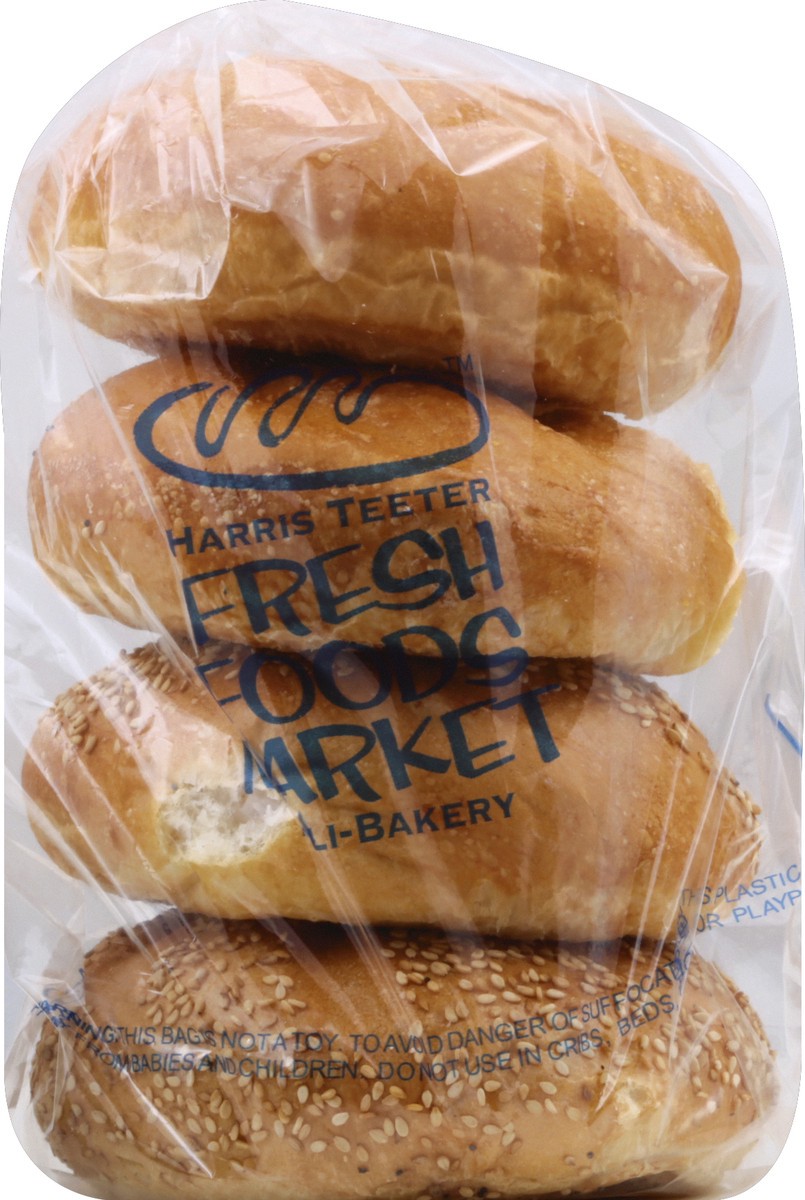 slide 4 of 5, Harris Teeter Fresh Foods Market Kaiser Rolls, 4 ct