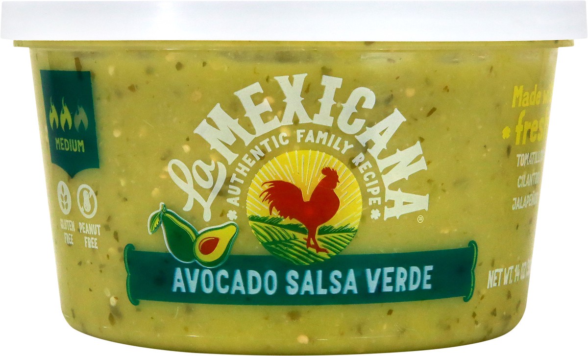 slide 6 of 9, La Mexicana Avocado Verde Salsa 14oz, 14 oz