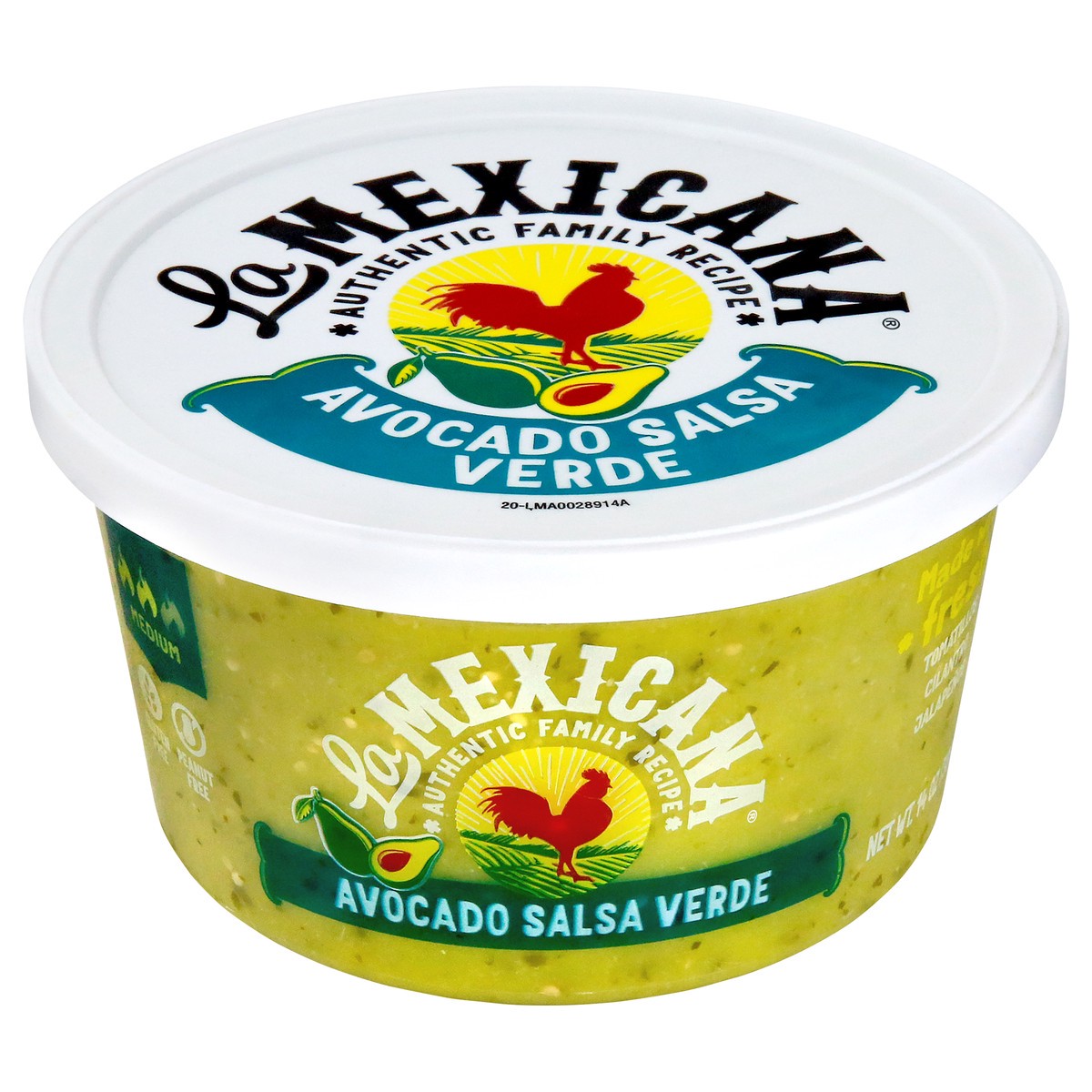 slide 1 of 9, La Mexicana Avocado Verde Salsa 14oz, 14 oz