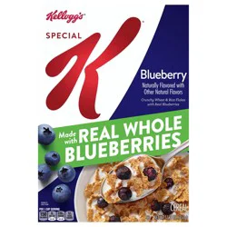 Kellogg's Special K Breakfast Cereal, Fiber Cereal, Family Breakfast, Blueberry, 11.2oz Box (1 Box)