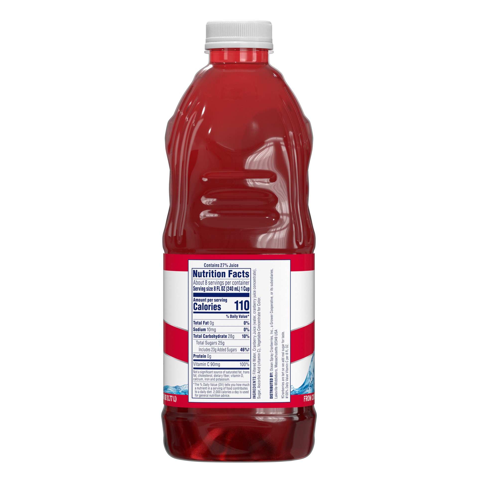 slide 4 of 6, Ocean Spray Cranberry Juice Cocktail - 60 oz, 1.8 liter
