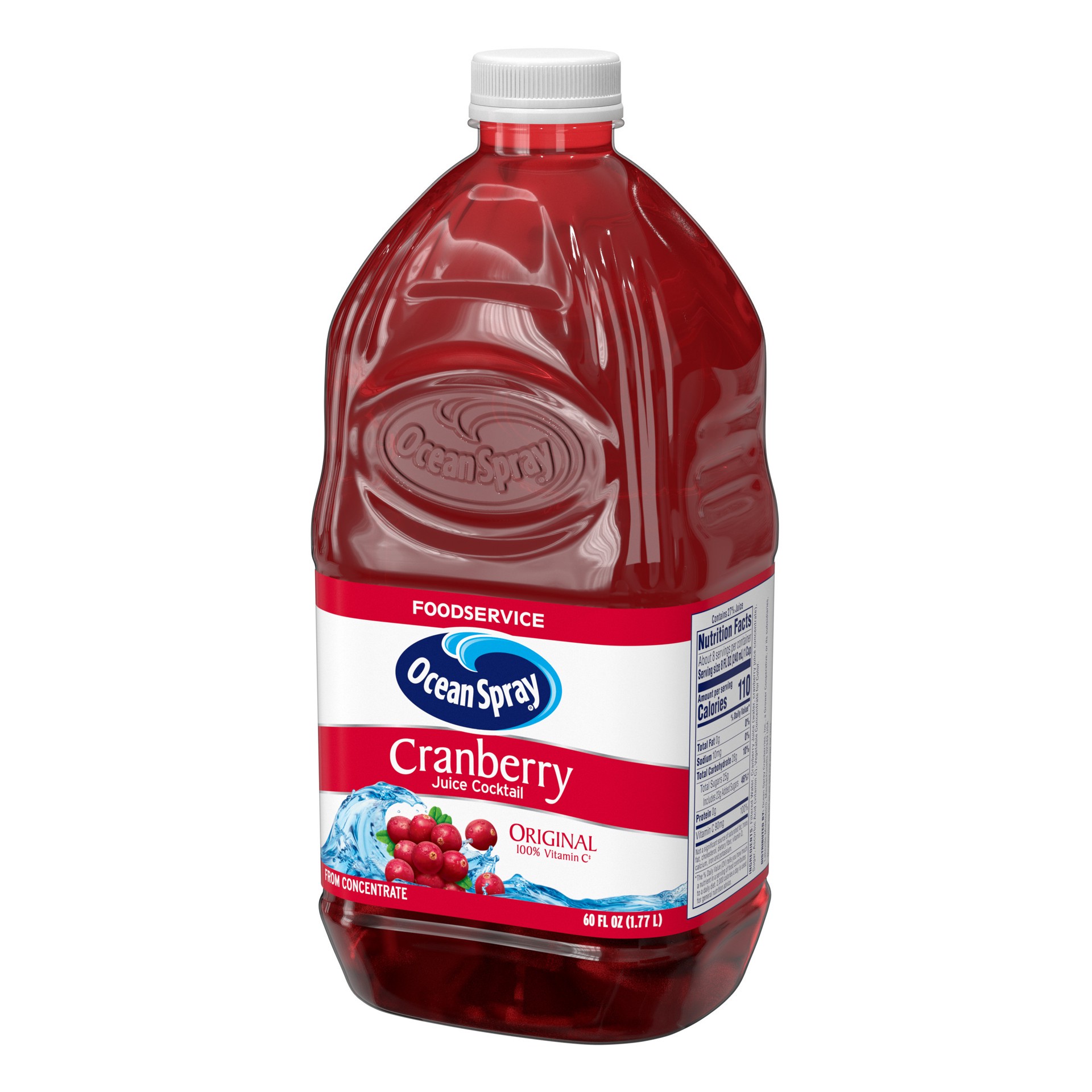 slide 5 of 6, Ocean Spray Cranberry Juice Cocktail - 60 oz, 1.8 liter