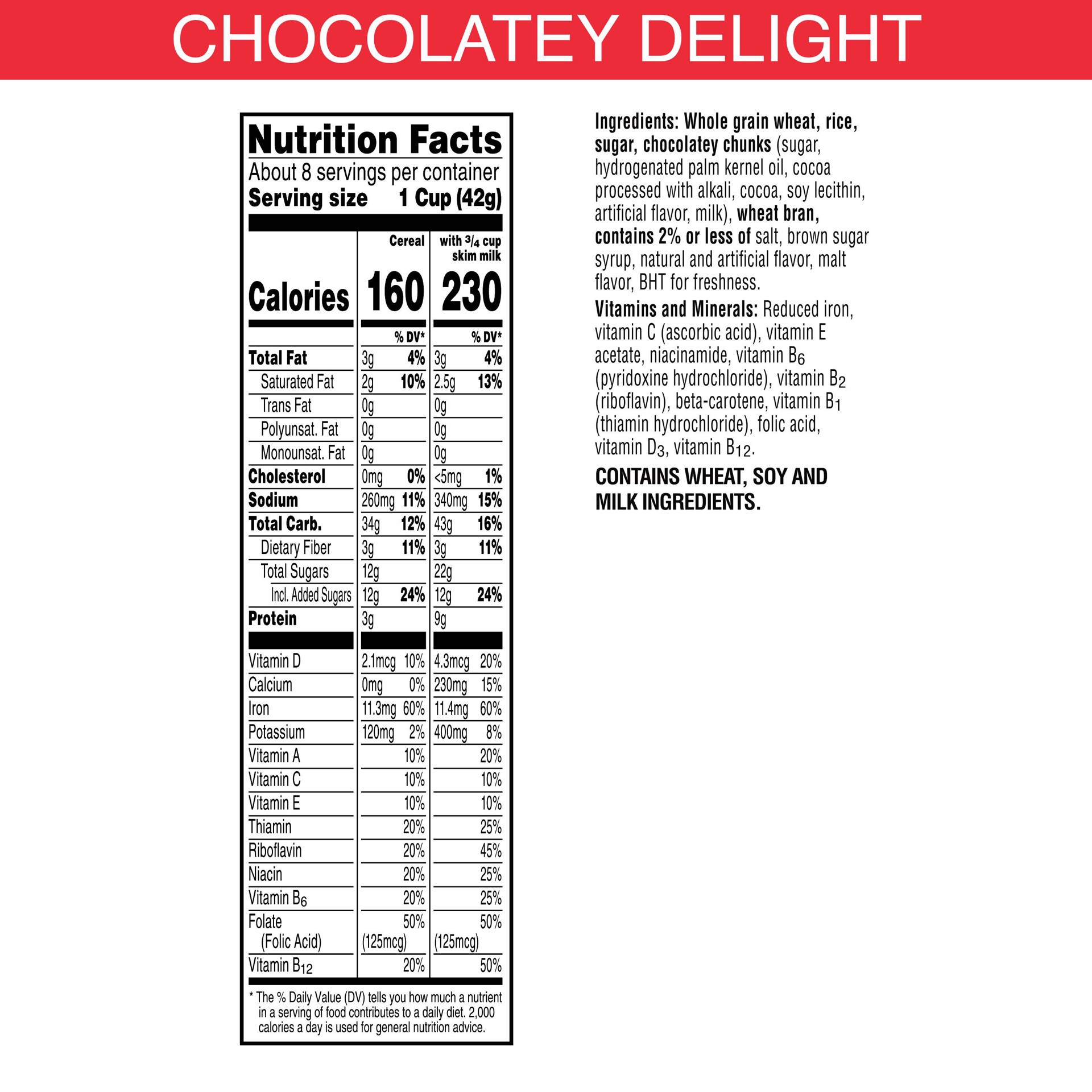 slide 2 of 5, Special K Kellogg's Special K Breakfast Cereal Chocolatey Delight, Fiber Cereal, 12.1 oz, 12.1 oz