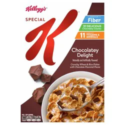 Kellogg''s Special K Breakfast Cereal, Fiber Cereal, Family Breakfast, Chocolatey Delight, 12.1oz Box (1 Box)