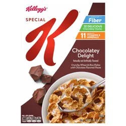 Kellogg''s Special K Breakfast Cereal, Fiber Cereal, Family Breakfast, Chocolatey Delight, 12.1oz Box (1 Box)