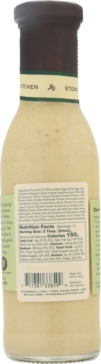 slide 6 of 13, Stonewall Kitchen Creamy Avocado Cilantro Dressing, 11 fl oz