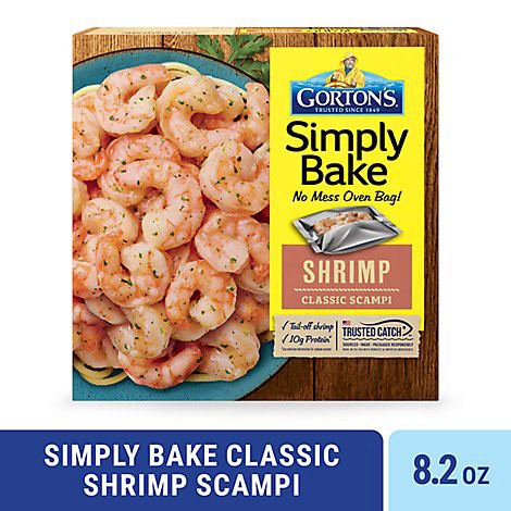 slide 1 of 1, Gorton's Simply Bake Classic Scampi Shrimp - 8.2 Oz, 8.2 oz