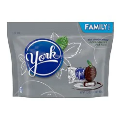 York Dark Chocolate Peppermint Patties Candy Family Pack, 17.3 oz