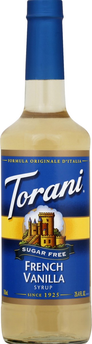 slide 7 of 9, Torani Syrup Vanilla French Free Sugar- 750 ml, 750 ml