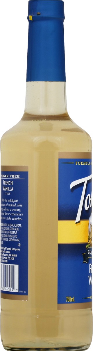 slide 3 of 9, Torani Syrup Vanilla French Free Sugar- 750 ml, 750 ml