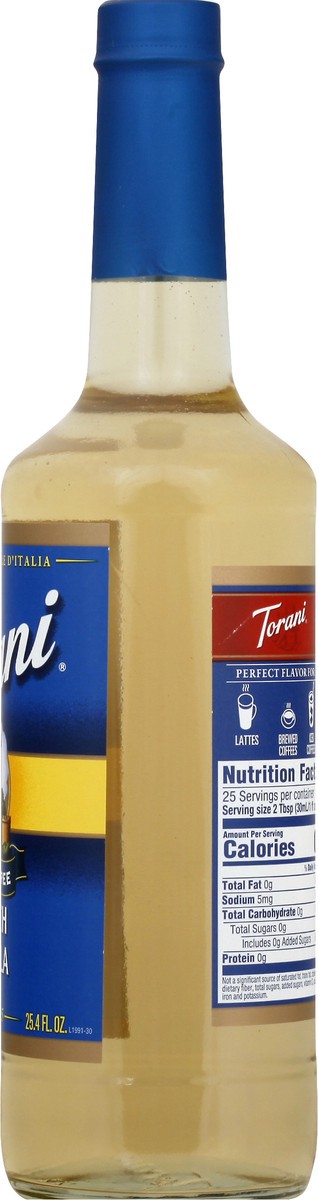 slide 6 of 9, Torani Syrup Vanilla French Free Sugar- 750 ml, 750 ml