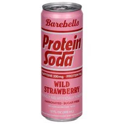 Barebells Wild Strawberry Protein Soda 12 fl oz