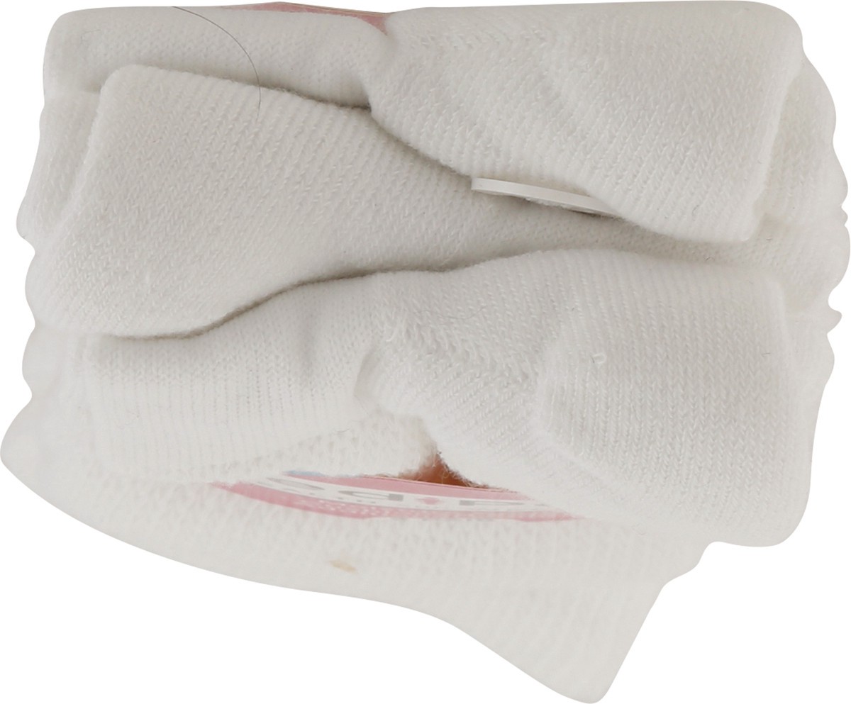 slide 7 of 9, MediPeds Unisex White Cushioned Non-Binding Crew Socks Medium 3 ea, 3 ct