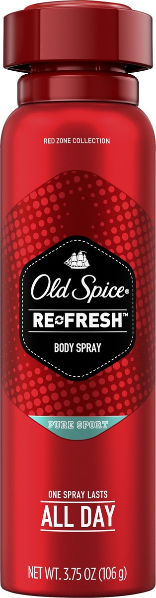 slide 4 of 4, Old Spice Pure Sport Body Spray 3.75 oz, 3.75 oz