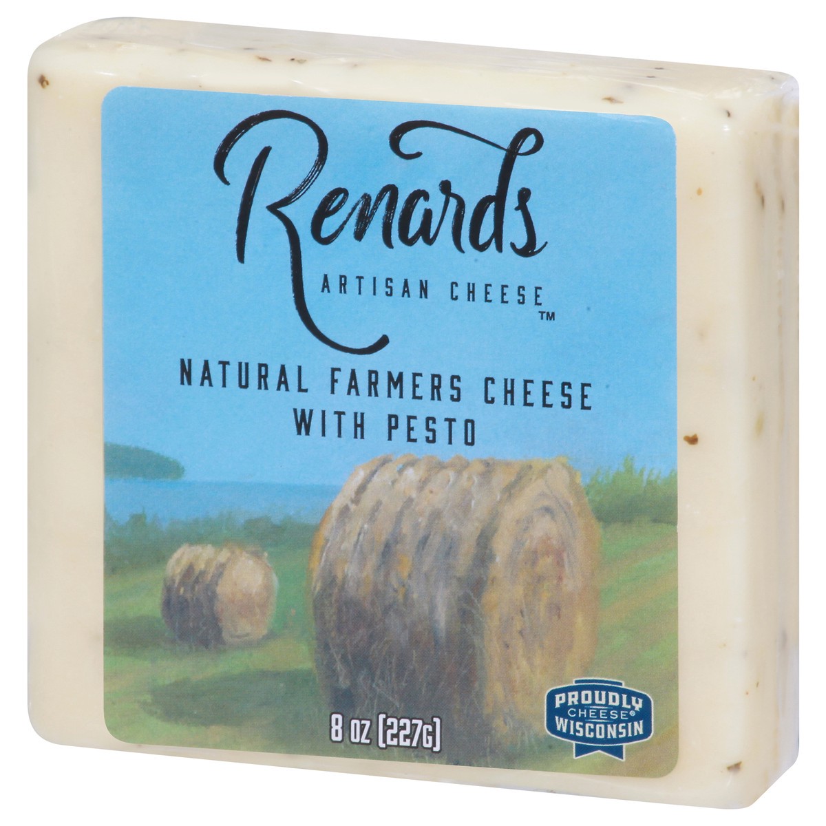 slide 6 of 9, Renards Artisan Cheese with Pesto 8 oz, 8 oz